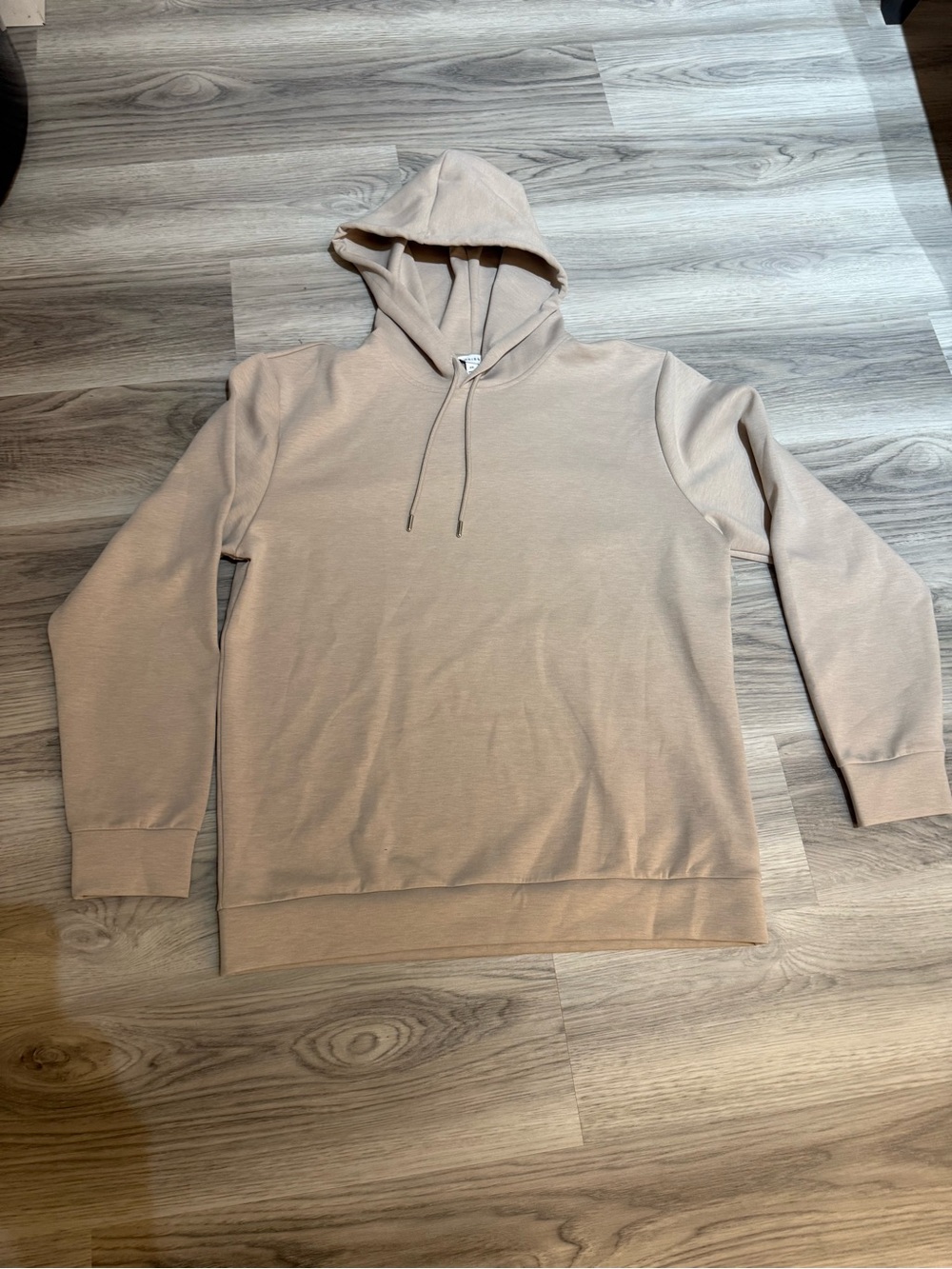 Reiss Men's Sand Beige Pullover Hoodie